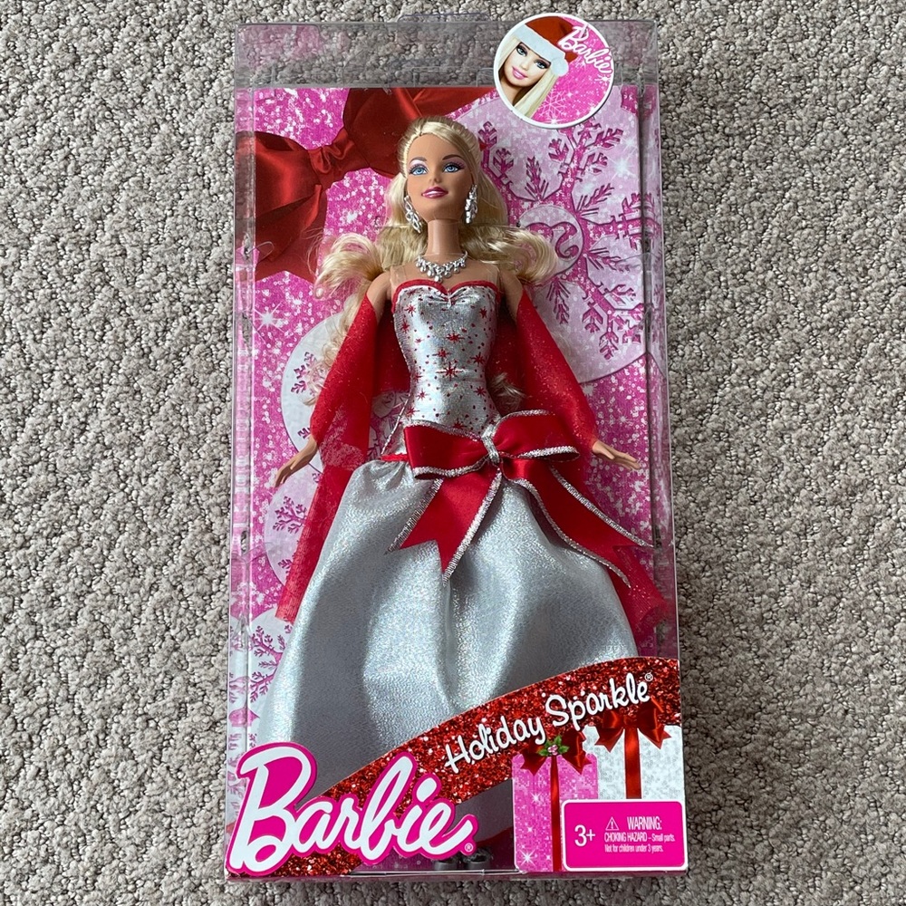 NIB Holiday Sparkle Barbie Doll